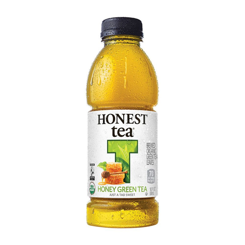 Té verde honesto de miel de té, 16.9 oz