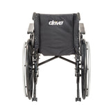 Drive Medical Viper Plus GT Wheelchair with Universal Armrests, Elevating Legrests, 16" Seat