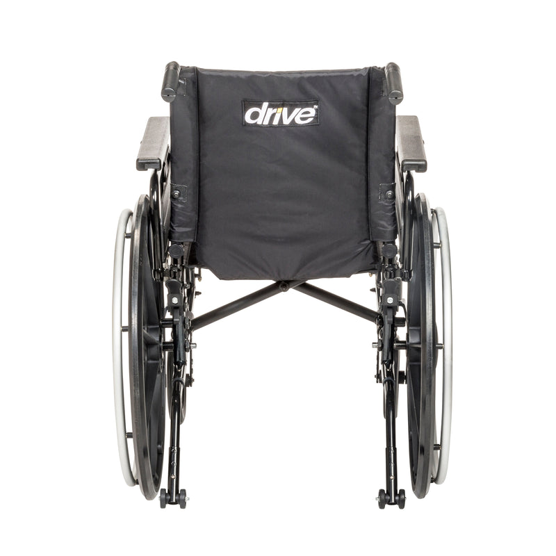 Drive Medical Viper Plus GT Wheelchair with Universal Armrests, Elevating Legrests, 20" Seat