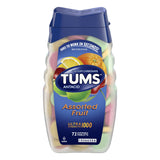 Tums Antacid Chewable Tablets for Heartburn Relief, Extra Strength Assorted Fruit