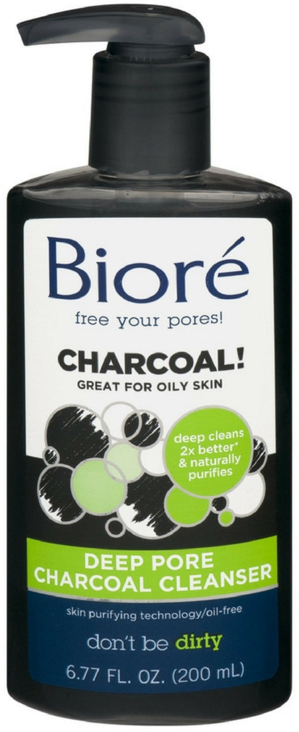 Biore Deep Pore Charcoal Cleanser 6.77 oz