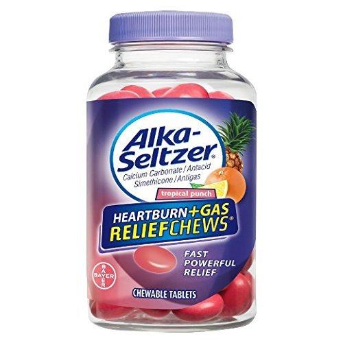 Alka-Seltzer Heartburn + Gas Relief Chewable Tablets