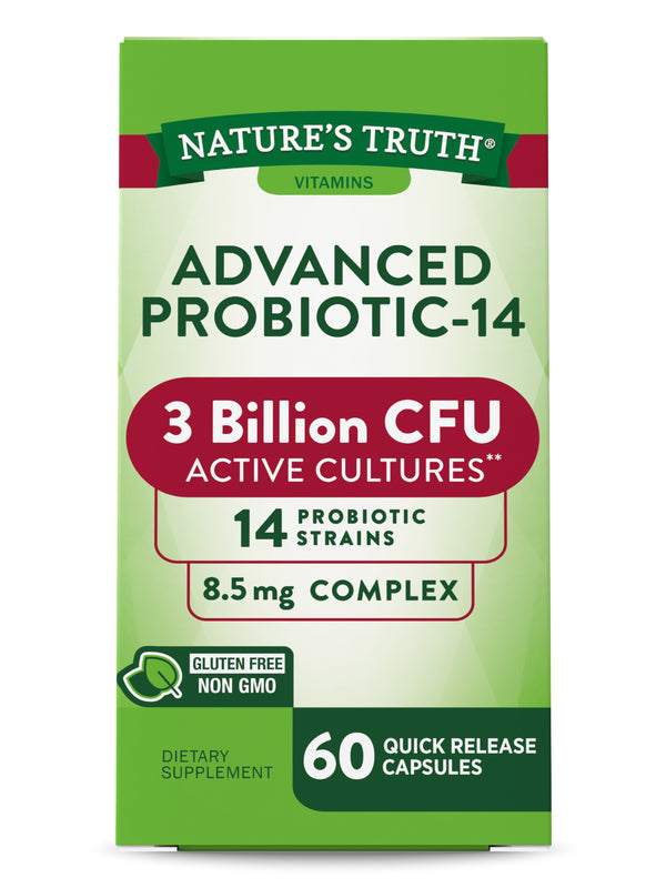 Nature's Truth Advance Probiotic-10 Acidophilus 60 Capsules
