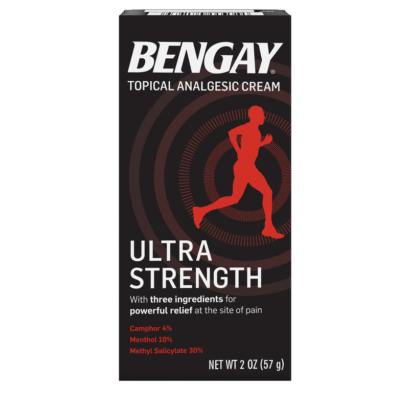 Ultra resistencia Bengay no grasosa crema de alivio del dolor tópico, 2 oz