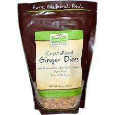Now Foods Crystallized Ginger Dices