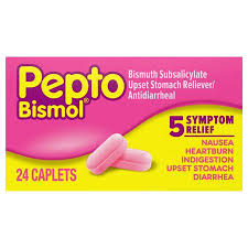 Pepto Bismol 5 Symptom Digestive Relief 24 Caplets