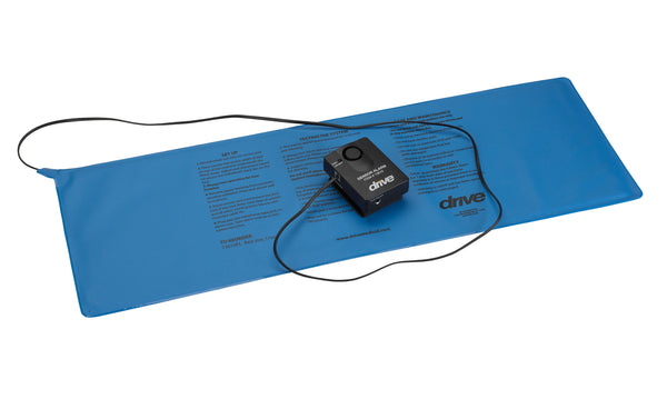 Drive Medical Pressure Sensitive Bed Chair Patient Alarm, 11" x 30" Bed Pad