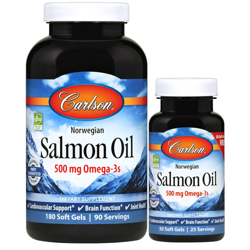 Carlson Salmon Oil 1000Mg Softgels