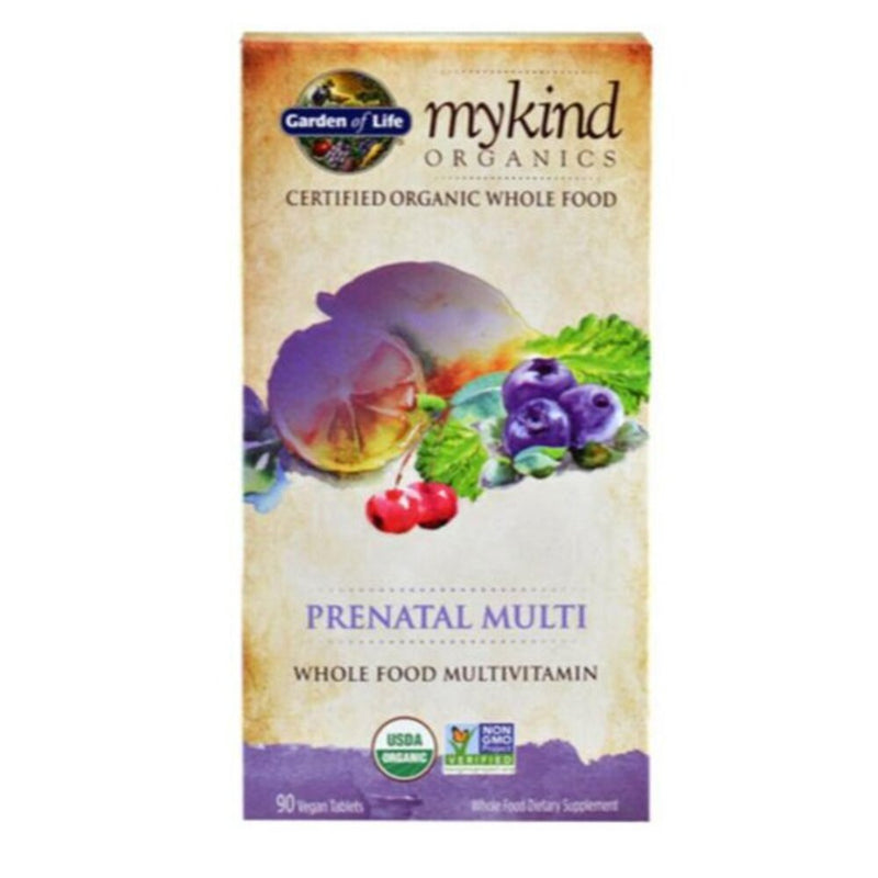 Jardín de la vida Mykind Organics Multivitamins prenatales