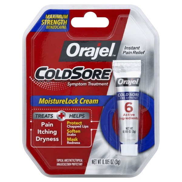 Orajel Cold Sore Symptom Treatment 3g