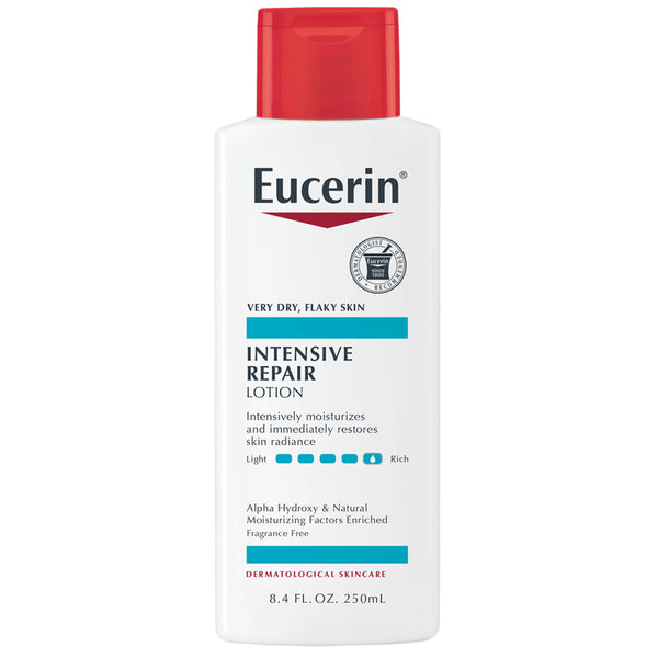 Eucerin Intensive Repair Lotion, For Very Dry Flaky Skin, 8.4 Fl. Oz