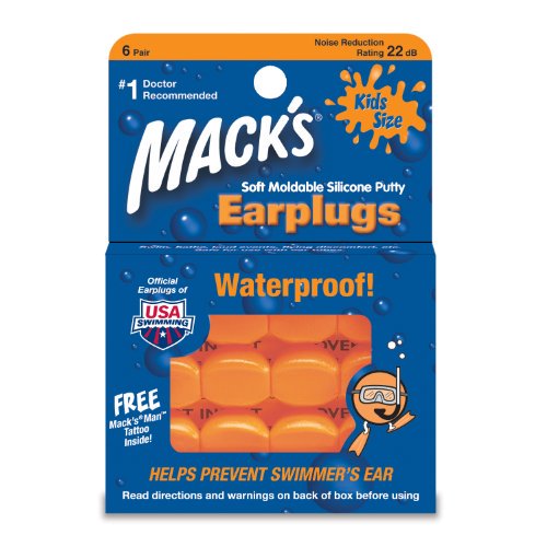 Mack's Pillow Soft Earplugs Kid Size 6 Pair