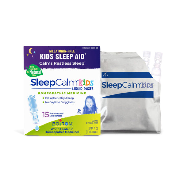 Boiron SleepCalm Kids, Homeopathic Medicine for Sleep Relief, Fall Asleep, Stay Asleep, Calms Restless Sleep, 15 Liquid Doses