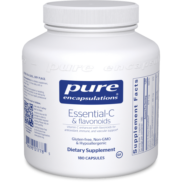 Pure Encapsulations Essential C & Flavonoids 180 Capsules
