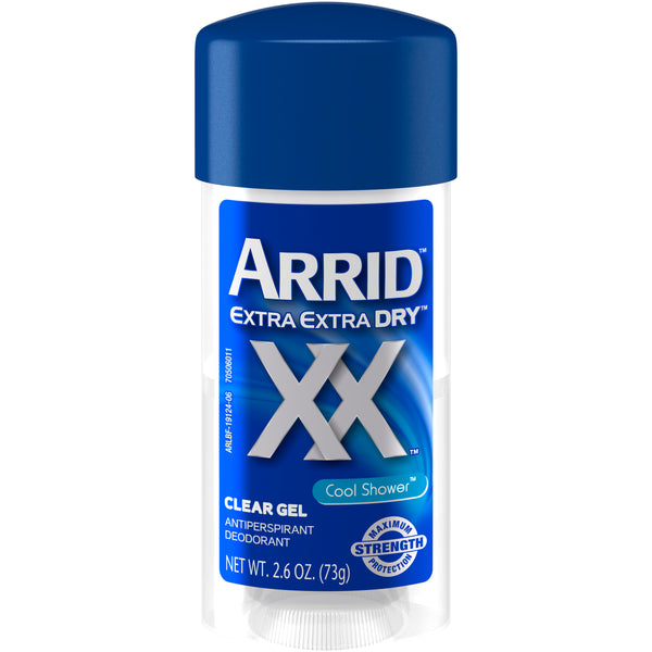 ARRID Extra Dry Anti-Perspirant Deodorant Clear Gel, Cool Shower 2.60 oz