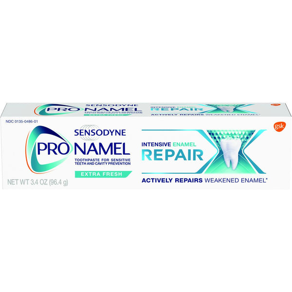 Sensodyne ProNamel Intensive Repair Toothpaste, Extra Fresh 3.4 Oz
