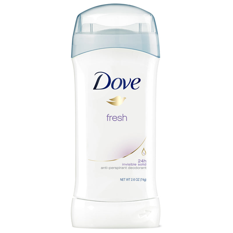 Dove Antiperspirant Deodorant Invisible Solid Fresh, 2.6 Oz