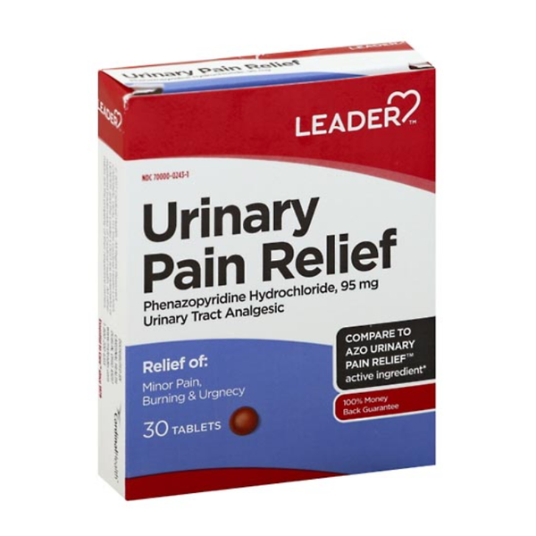Leader Urinary Pain Relief 30 Tablets Per Box