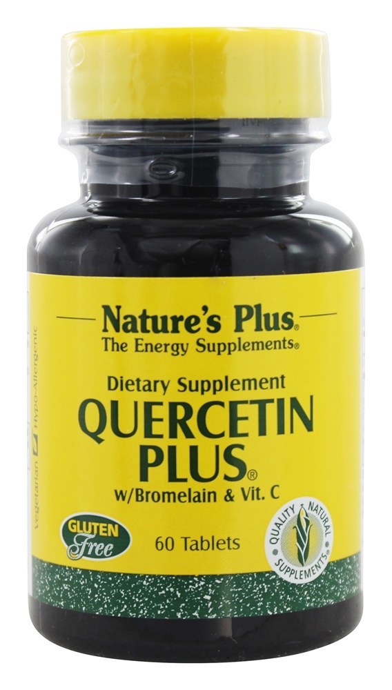 Nature's Plus Quercetin Plus with Vitamin C & Bromelain