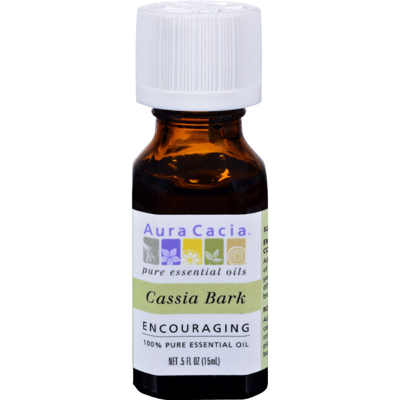 Aura cacia aceite esencial de corteza de cassia 0.5 onzas