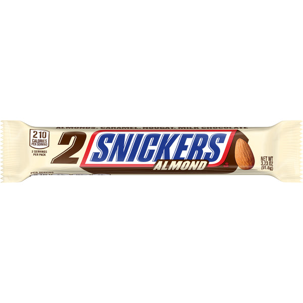 Snickers Almond 2 Bars 3.23 oz