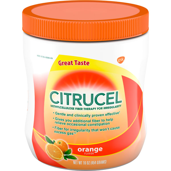 Citrucel Fiber Therapy Orange 16Oz