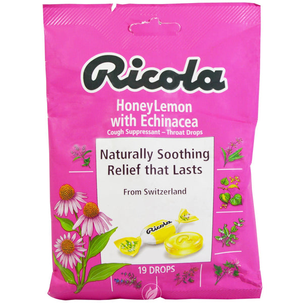 Ricola Cough Honey Lemon with Echinacea 19 Drops