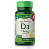 Nature's Truth Vitamin D3 1000 IU 250 Softgels