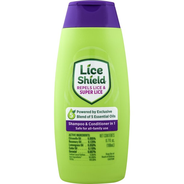 Lice Shield Shampoo and Conditioner in 1, 10 Fl Oz Bottle