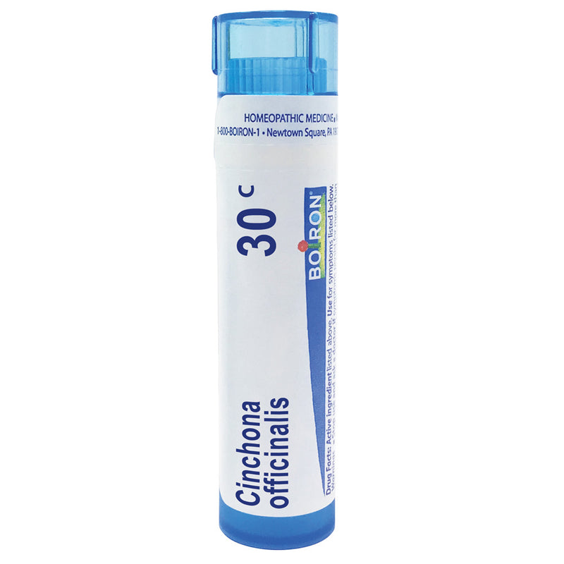 Boiron Cinchona Officinalis 30C relieves diarrhea with gas and bloating, 80 Pellets