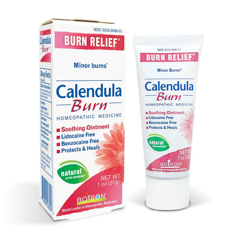 Boiron Calendula Burn, Homeopathic Medicine for Burn Relief, Minor Burns, 1 oz Ointment