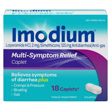Imodium Multi-Symptom Relief Anti-Diarrheal Medicine Caplets