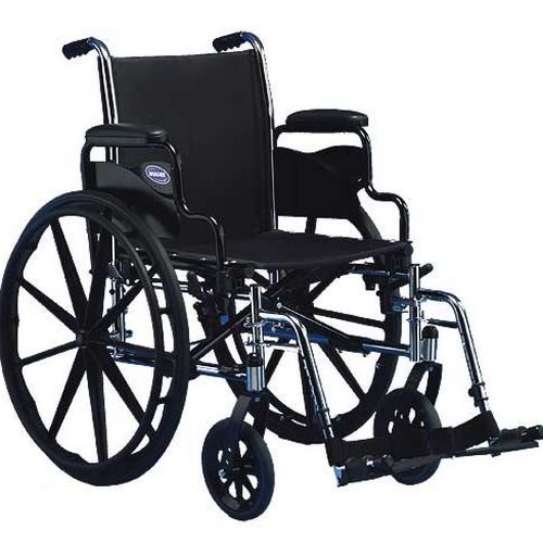 Invacare Tracer Sx5 Wheelchair 20" x 16" with Desk Length Flipback Arm