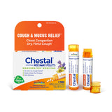 Boiron Chestal, medicina homeopática para alivio de tos y mucos, congestión en el pecho, tos seca, fitful, 2 x 80 gránulos