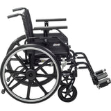 Drive Medical Viper Plus GT Wheelchair with Universal Armrests, Swing-Away Footrests, 18" Seat