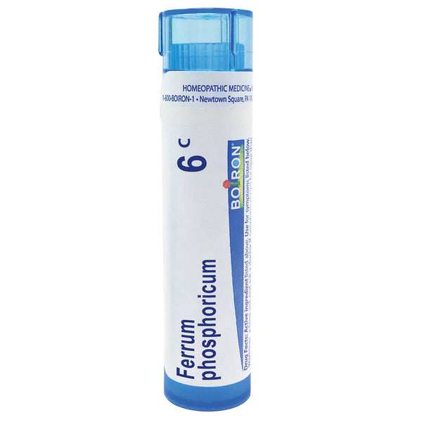 Boiron Ferrum Phosphoricum 6C relieves low or mild fever, 80 Pellets