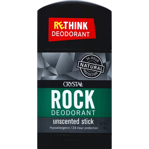 Crystal Rock Deodorant Unscented Stick 3.5Oz