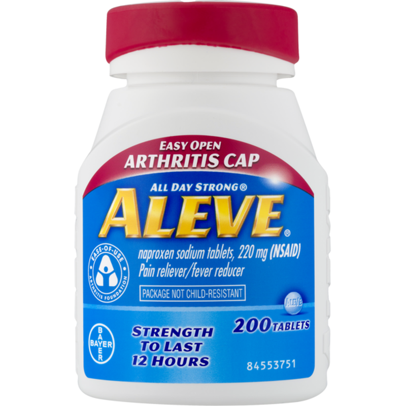 Aleve Easy Open 220mg 200 cápsulas