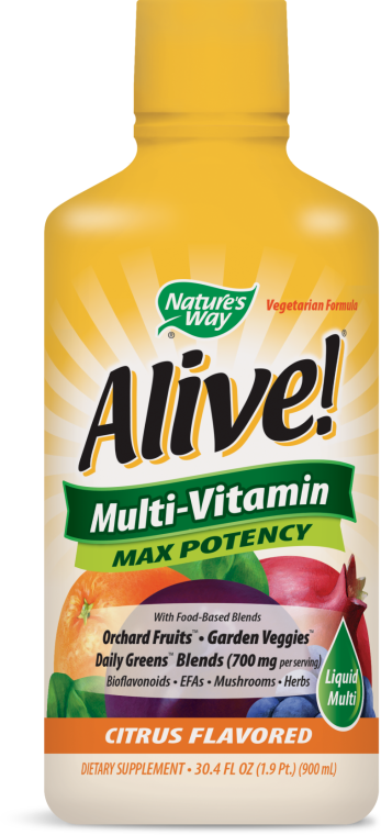Nature's Way Alive Max Potency Liquid Multivitamin 30 oz
