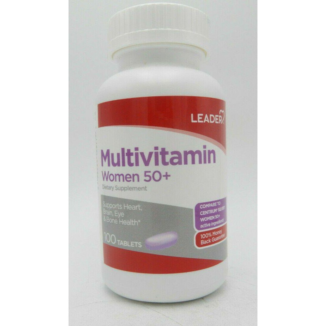 Leader Multivitamin Tablets for Women 50+ Locatel Health & Wellness