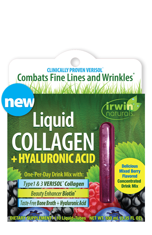 Irwin Naturals Liquid Collagen+ Hyaluronic Acid