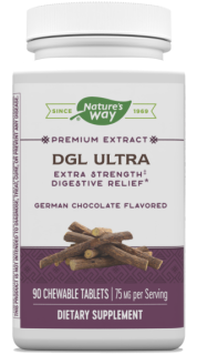 Nature's Way DGL Ultra 90 Chewables Chocolate Mint