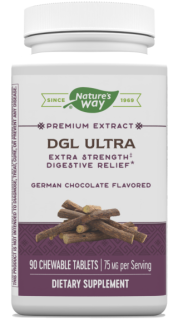 Nature's Way DGL Ultra 90 Chewable Chocolate Mint