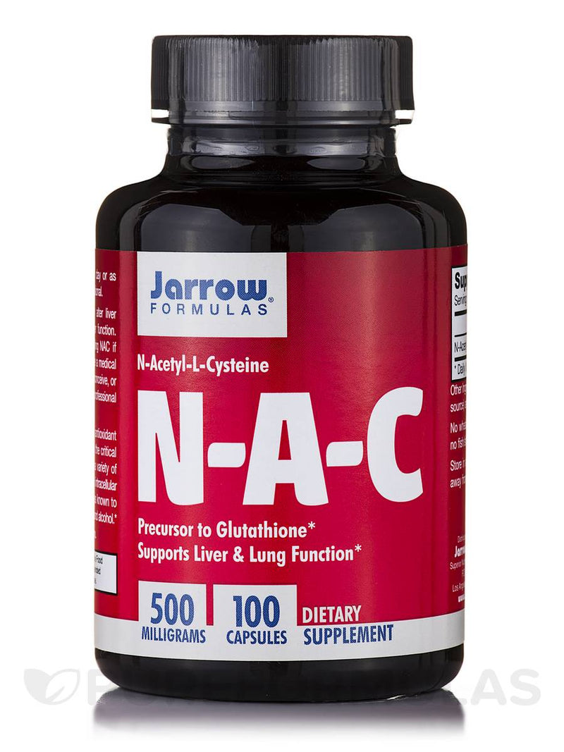 Jarrow Formulas NAC (N-Acetyl-L-Cysteine) 500 mg Capsules