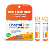 Boiron Chestal Kids, Homeopathic Medicine for Cough & Mucus Relief, Chest Congestion, Dry, Fitful Cough, 2 x 80 Pellets