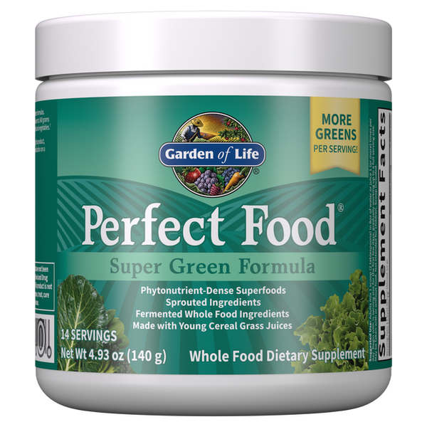 Garden of Life Comida perfecta Fórmula Super Green Powder 4.93 oz