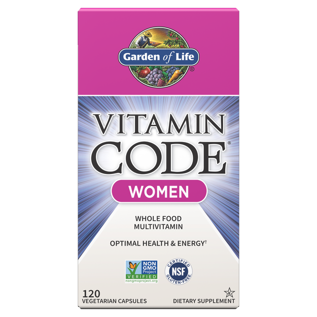 Jardín de la vida Código de vitaminas Cápsulas para mujeres