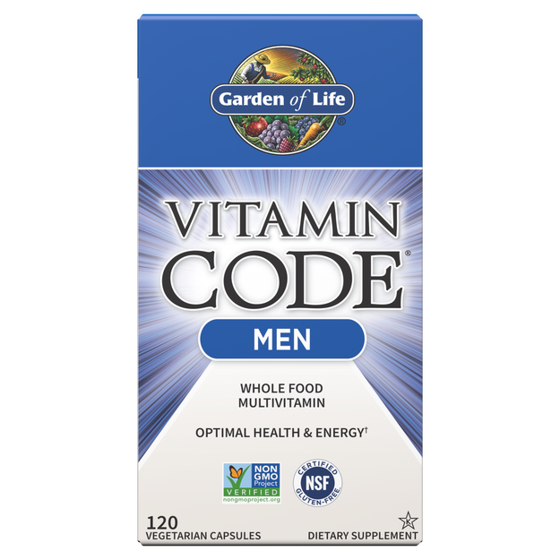 Jardín de la vida Código vitamínico Cápsulas de hombres