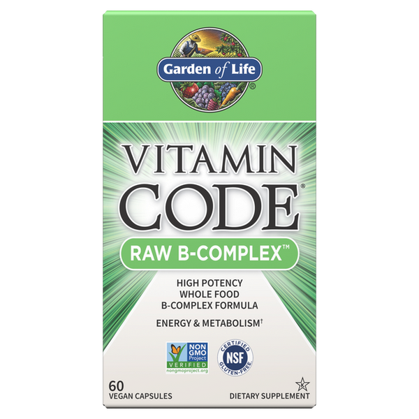Garden of Life Vitamin Code Raw B-Complex Capsules