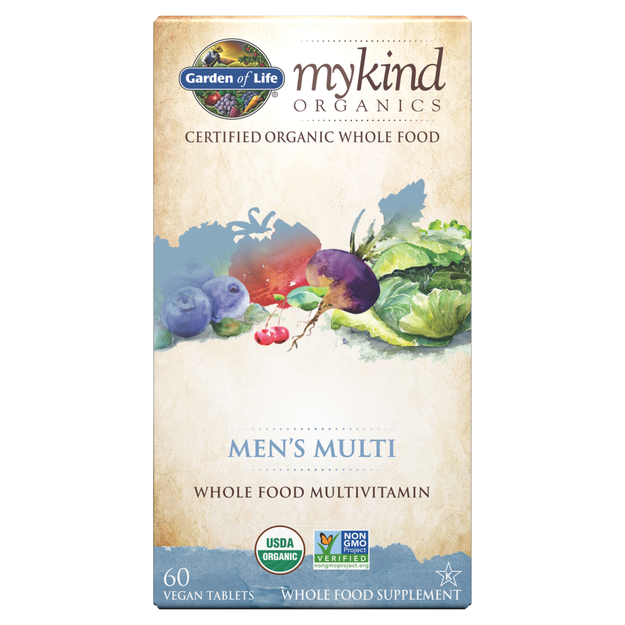 Jardín de la vida Mykind Organics Multi Tabletas para hombres